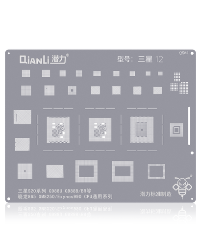 Bumblebee Stencil (QS82) For Samsung Galaxy S20 5G / S20 Plus 5G / S20 Ultra 5G / S20 FE 5G (Qianli)