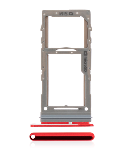 Single Sim Card Tray Compatible For Samsung Galaxy S20 / S20 Plus / S20 Ultra 5G (Aura Red)