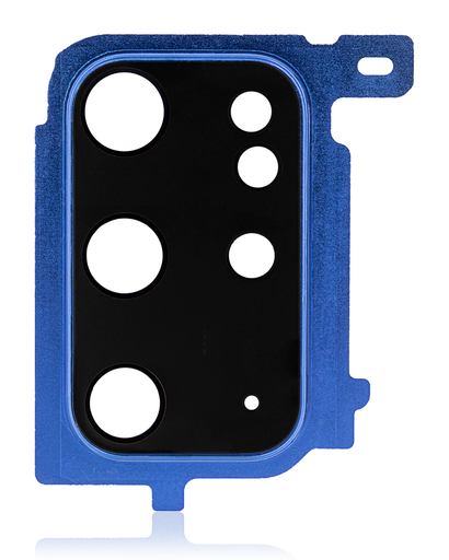 Back Camera Lens With Cover Bezel Ring Compatible For Samsung Galaxy S20 Plus (Cloud Blue)