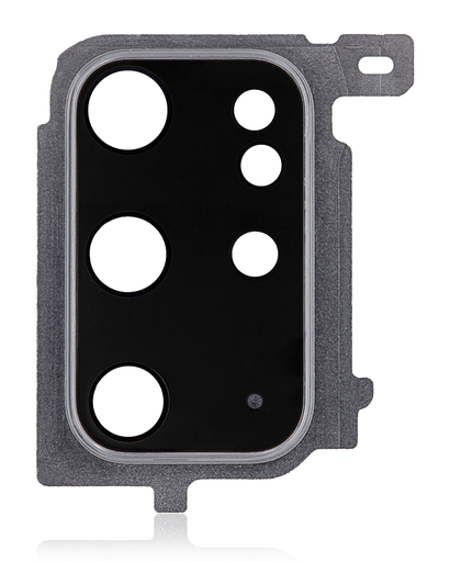 Back Camera Lens With Cover Bezel Ring Compatible For Samsung Galaxy S20 Plus (Cosmic Gray)