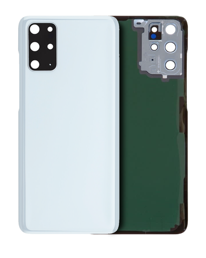 Back Cover Glass With Camera Lens Compatible For Samsung Galaxy S20 Plus (Service Pack) (Cloud White)