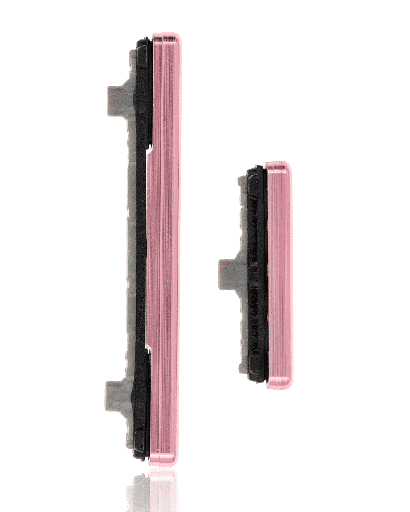 Hard Buttons (Power / Volume) Compatible For Samsung Galaxy S20 / S20 Plus (Cloud Pink)