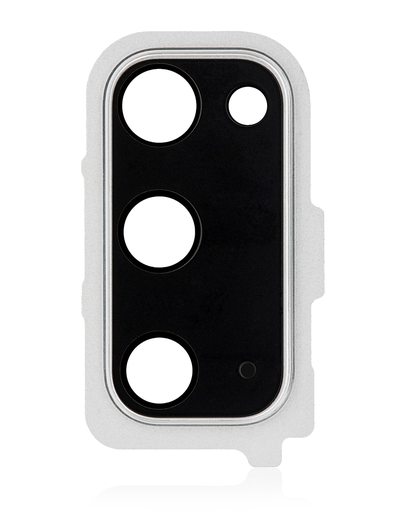 Back Camera Lens With Cover Bezel Ring Compatible For Samsung Galaxy S20 / S20 5G (Cloud White)