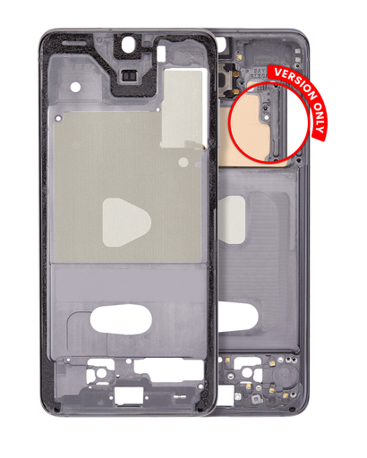 Mid-Frame Housing Compatible For Samsung Galaxy S20 5G (Verizon 5G UW Frame Only) (Cosmic Gray)