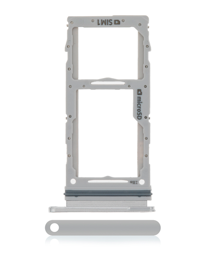 Dual Sim Card Tray Compatible For Samsung Galaxy S20 (Cosmic Silver)