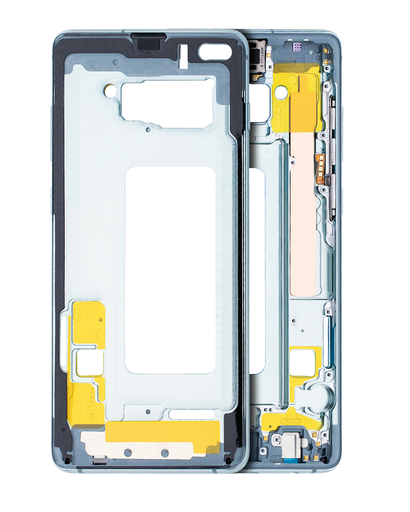 Mid-Frame Housing Compatible For Samsung Galaxy S10 Plus (With Small Parts) (Prism Green)