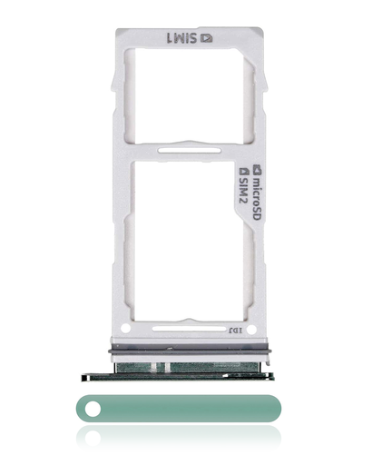 Dual Sim Card Tray Compatible For Samsung Galaxy S10 / S10 Plus / S10E (Prism Green)