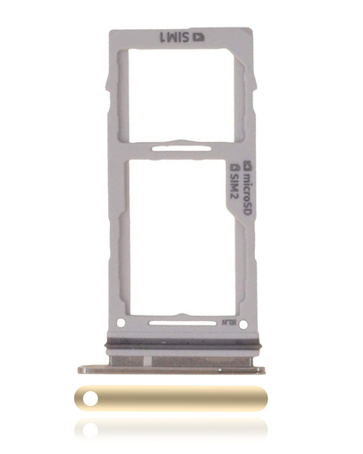 Dual Sim Card Tray Compatible For Samsung Galaxy S10 / S10 Plus / S10E (Canary Yellow)