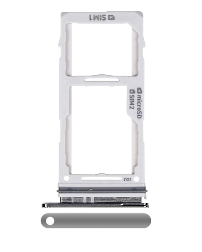 Dual Sim Card Tray Compatible For Samsung Galaxy S10 / S10 Plus (Prism / Ceramic Black)