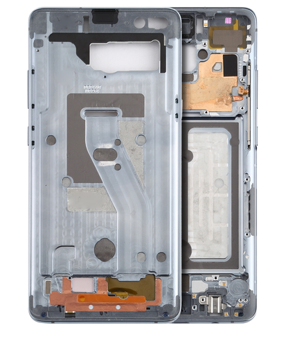 Mid-Frame Housing Compatible For Samsung Galaxy S10 (With Small Parts) (Prism White)