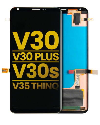 OLED Assembly Without Frame Compatible For LG V30 / V30 Plus / V30S / V35 ThinQ (Refurbished) (Aurora Black)