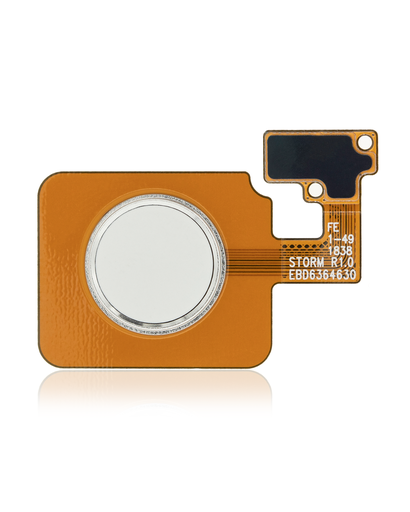 Home Button Flex Cable Compatible For LG V40 ThinQ (Silver)