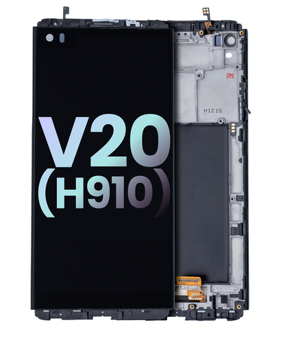 LCD Assembly With Frame Compatible For LG V20 (H910) (Genuine OEM) (Black)