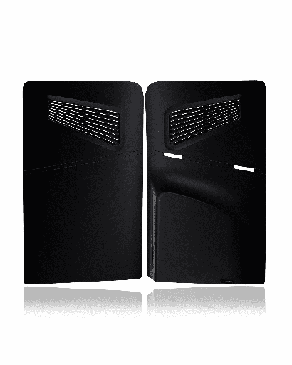 Console Shell Compatible For PlayStation 5 Slim (Black) (2 Piece Set)