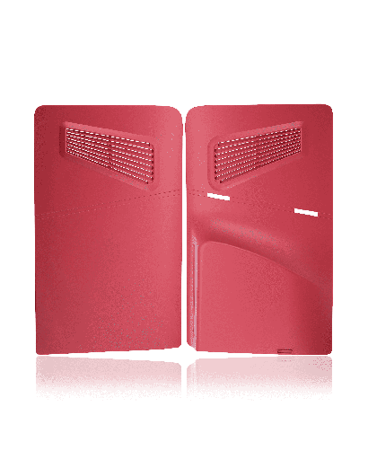Console Shell Compatible For PlayStation 5 Slim (Rose Red) (2 Piece Set)