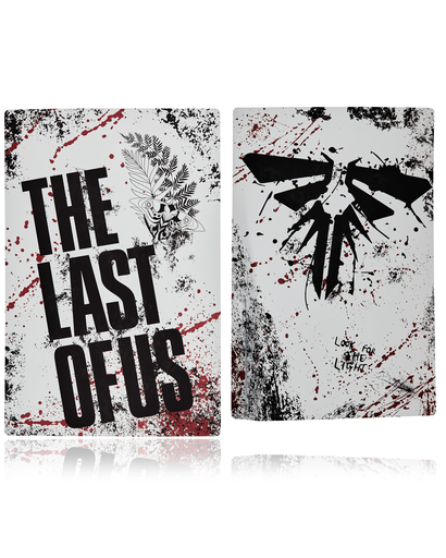 Faceplate Cover (Top &amp; Bottom) Compatible For PlayStation 5 (1200/1000) (The Last of US)