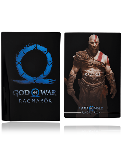 Faceplate Cover (Top &amp; Bottom) Compatible For PlayStation 5 (1200/1000)(God of War)