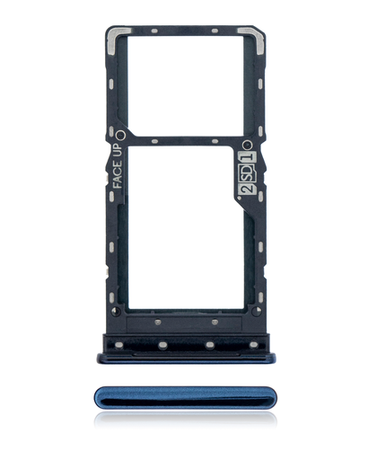 Dual Sim Card Tray Compatible For Motorola Moto G9 Plus (XT2087/2020) (Indigo Blue)