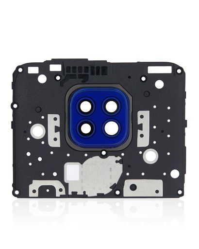 Back Camera Lens With Bracket Compatible For Motorola Moto G9 Play (XT2083/2020) (Blue)