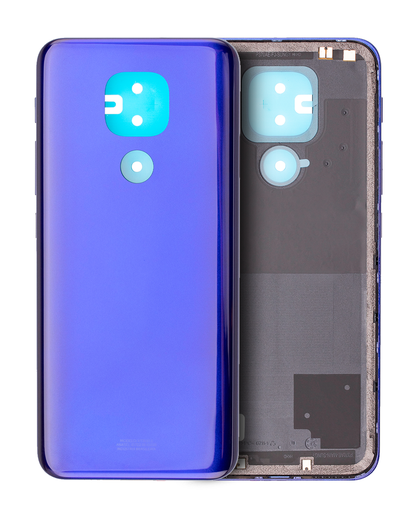 Back cover Glass Compatible For Motorola Moto G9 Play (XT2083/2020) (Sapphire Blue)