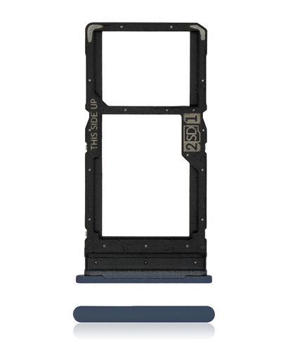 Dual Sim Card Tray Compatible For Motorola Moto G 5G Plus (XT2075/2020) (Surfing Blue)