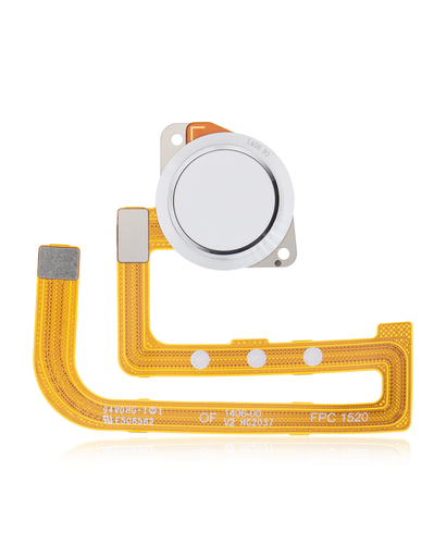 Fingerprint Reader With Flex Cable Compatible For Motorola Moto G Fast (XT2045-3/2020) (Pearl White)