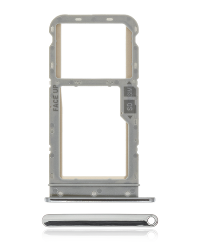 Sim Card Tray Compatible For Motorola Moto G Fast (XT2045-3/2020) (Pearl White)