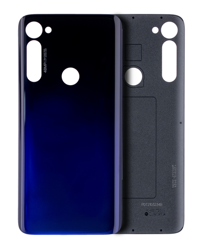 Back cover Glass With Adhesive Pre-Installed Compatible For Motorola Moto G Stylus 6.4&quot; (XT2043/2020) (Mystic Indigo)