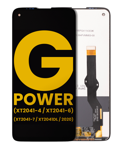 LCD Assembly Without Frame Compatible For Motorola Moto G Power (XT2041-4/XT2041-6/XT2041-7/XT2041DL/2020) (Refurbished) (All Colors)