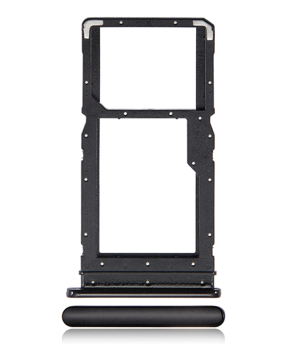 Single Sim Card Tray Compatible For Motorola Moto G Power (XT2041/2020) (Smoke Black)