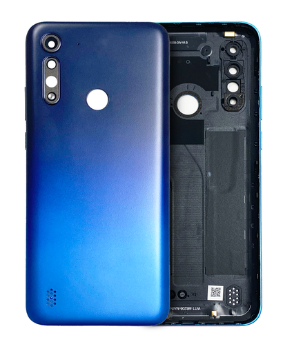 Back cover Glass Compatible For Motorola Moto G8 Power Lite (XT2055/2020) (Royal Blue)