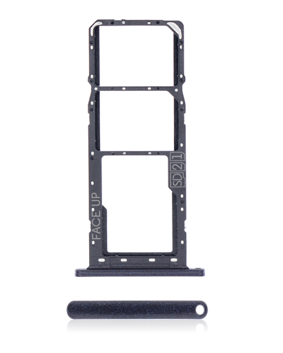 Dual Sim Card Tray Compatible For Motorola Moto G8 Power Lite (XT2055/2020) (Royal Blue)