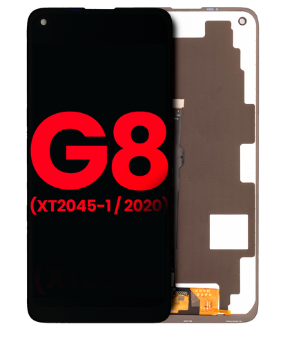 LCD Assembly Without Frame Compatible For Motorola Moto G8 (XT2045-1/2020) (Aftermarket Plus: Incell) (Black)