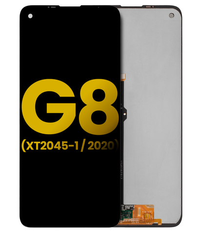 LCD Assembly Without Frame Compatible For Motorola Moto G8 (XT2045-1/2020) (Refurbished) (Black)