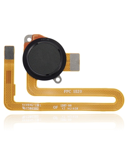 Fingerprint Reader With Flex Cable Compatible For Motorola Moto G8 Power (XT2041-1/XT2041-3/2020) (Smoke Black)