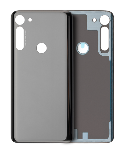 Back cover Glass Compatible For Motorola Moto G8 Power (XT2041-1/XT2041-3/2020) (Smoke Black)