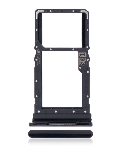 Single Sim Card Tray Compatible For Motorola Moto G8 Power (XT2041-1/XT2041-3/2020) (Smoke Black)