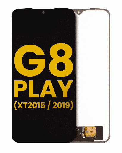 LCD Assembly Without Frame Compatible For Motorola Moto G8 Play (XT2015/2019) (Refurbished) (Black)