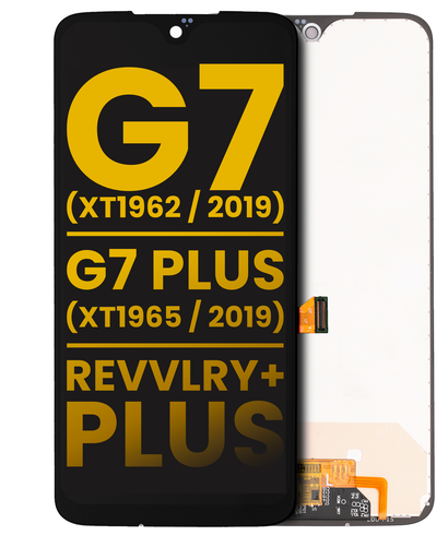 LCD Assembly Without Frame Compatible For Motorola Moto G7 (XT1962/2019)/G7 Plus (XT1965/2019)/T-Mobile Revvlry+ Plus (Refurbished) (All Colors)