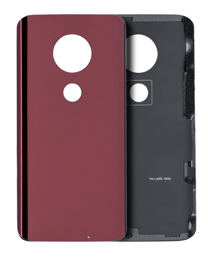 Back cover Glass Compatible For Motorola Moto G7 Plus (XT1965/2019) (Viva Red)