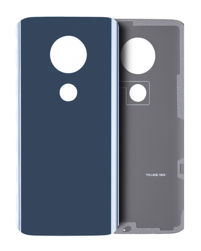 Back cover Glass Compatible For Motorola Moto G7 Plus (XT1965/2019) (Deep Indigo/Blue)