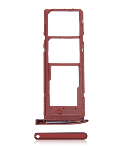 Dual Sim Card Tray Compatible For Motorola Moto G7 (XT1962/2019)/G7 Plus (XT1965/2019) (Viva Red)