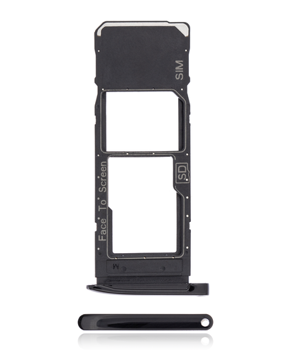 Single Sim Card Tray Compatible For Motorola Moto G7 (XT1962/2019)/G7 Plus (XT1965-2/2019) (Black)