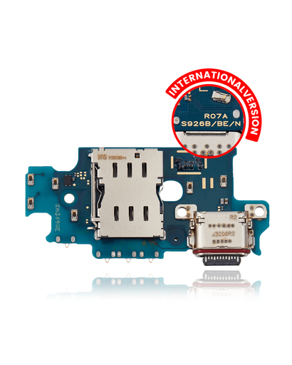 Charging Port Board With Sim Card Reader Compatible For Samsung Galaxy S24 Plus 5G (S926B) (International Version)