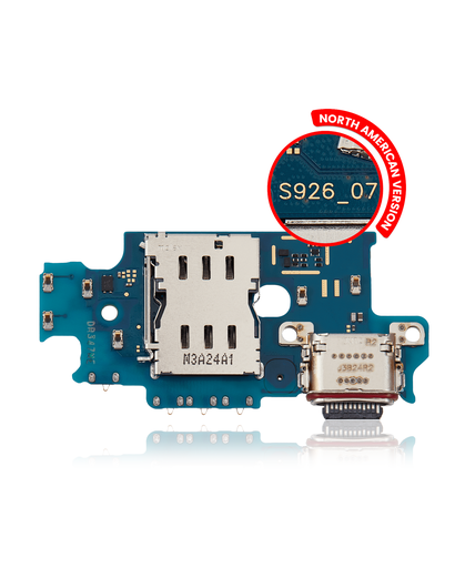 Charging Port Board With Sim Card Reader Compatible For Samsung Galaxy S24 Plus 5G (S926U) (US Version)