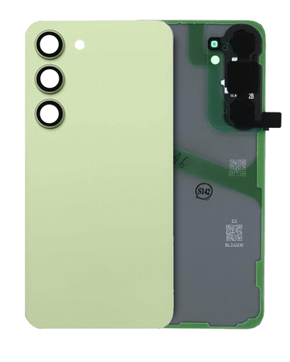 Back Cover Glass With Camera Lens Compatible For Samsung Galaxy S24 Plus (Service Pack) (Jade Green)