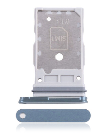 Single Sim Card Tray Compatible For Samsung Galaxy S24 5G / S24 Plus 5G (Sapphire Blue)