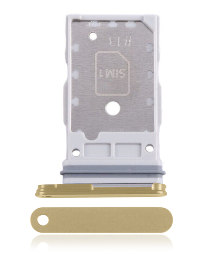 Single Sim Card Tray Compatible For Samsung Galaxy S24 5G / S24 Plus 5G (Amber Yellow)