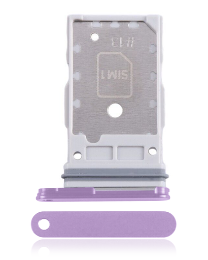 Single Sim Card Tray Compatible For Samsung Galaxy S24 5G / S24 Plus 5G (Cobalt Violet)