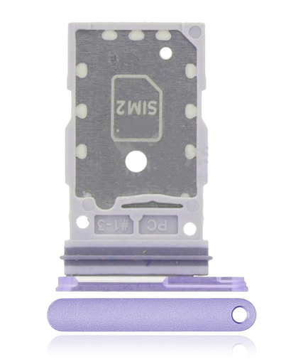 Dual Sim Card Tray Compatible For Samsung Galaxy S24 5G / S24 Plus 5G (Cobalt Violet)